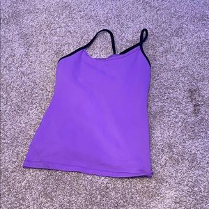 Lululemon purple tank top